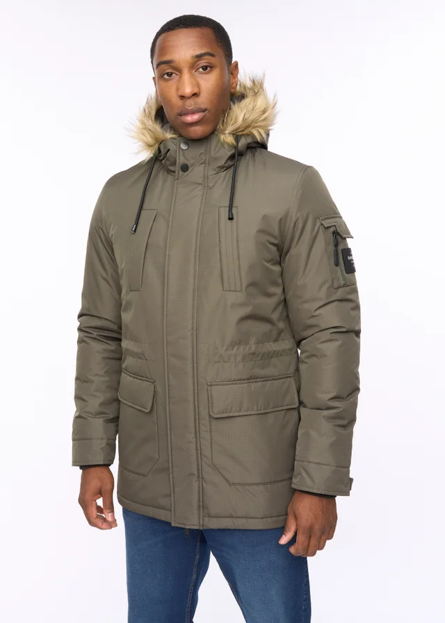 Crosshatch Dark Olive Parkmoore MVE Parka