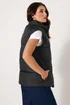 Long Tall Sally Black Padded Gilet - 10 Image 4
