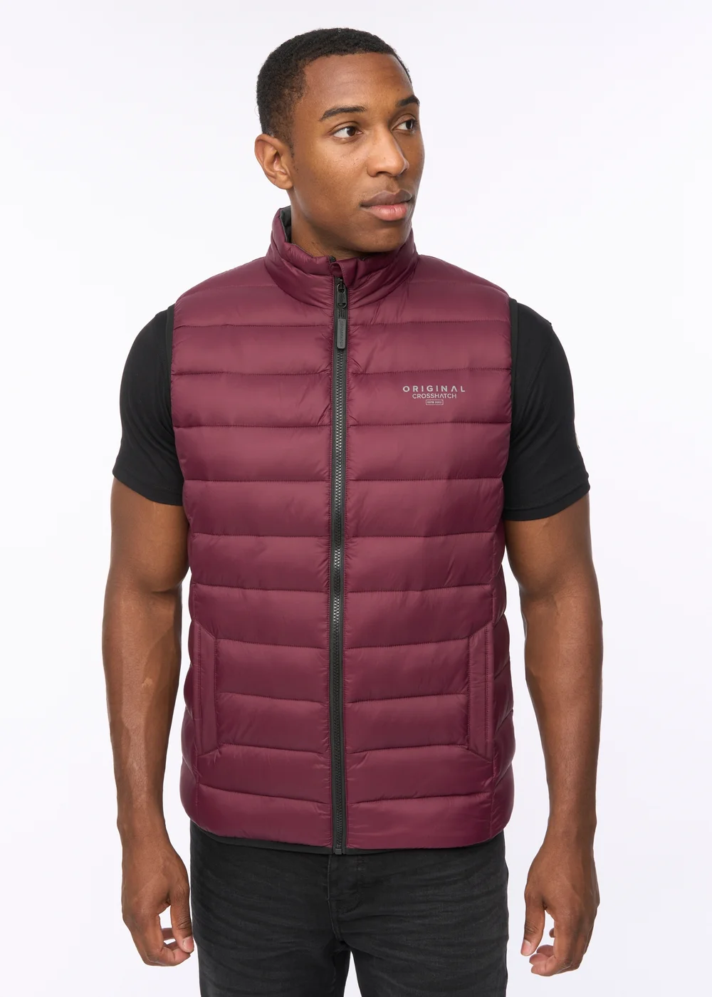 Crosshatch Raisin Gattering MVE Gilet - M Image 1