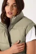 Long Tall Sally Natural Brown Padded Gilet - 18 Image 4