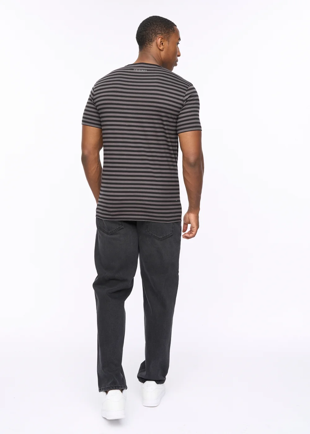 Crosshatch Black Loppins T-Shirt - Extra Large Image 2