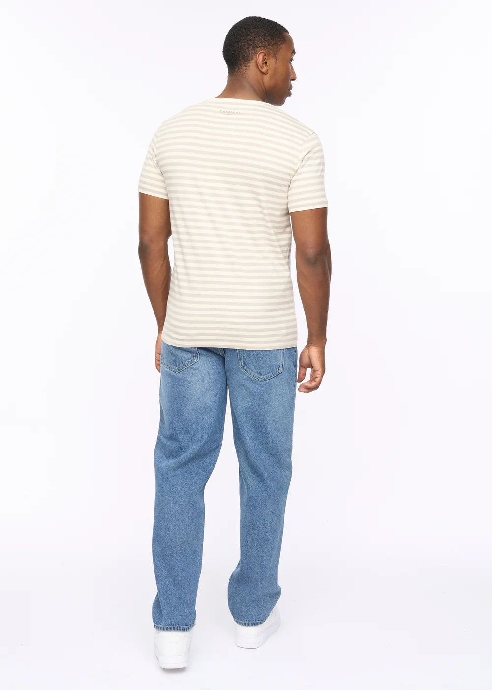 Crosshatch Off White Loppins T-Shirt - Large Image 2