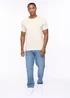 Crosshatch Off White Loppins T-Shirt - Large Image 5