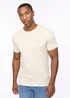 Crosshatch Off White Loppins T-Shirt - Large Image 1