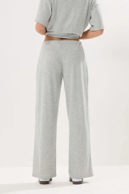PixieGirl Petite Grey Marl Soft Touch Pintuck Trousers - 8 Image 3