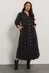 Evans Curve Black Tiered Maxi Dress - 18 Image 2