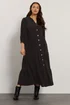 Evans Curve Black Tiered Maxi Dress - 18 Image 3