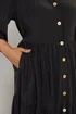 Evans Curve Black Tiered Maxi Dress - 18 Image 5
