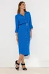 Star By Julien Macdonald Blue Buckle Shirt Dress - 22 Image 3