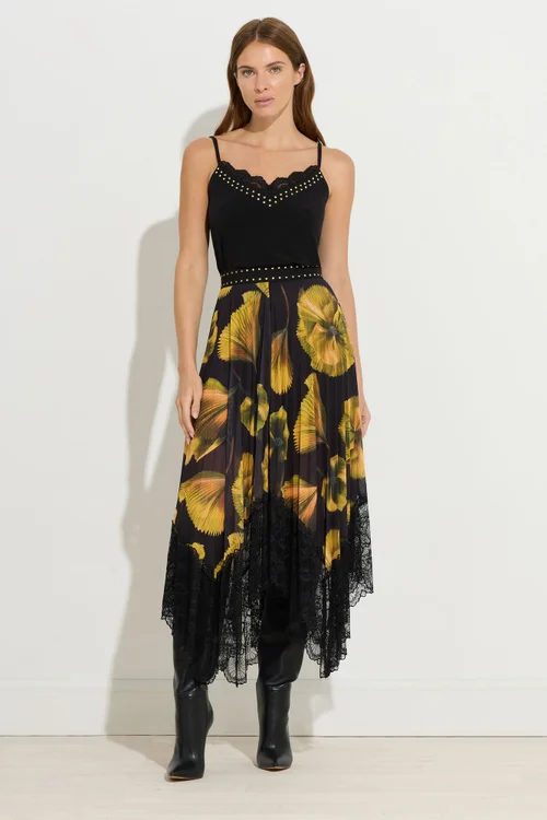 Star By Julien Macdonald Black Stud Detail Lace Cami Top - Size 12 Image 3