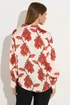 Star By Julien Macdonald Orange Floral Notch Neck Blouse - Size 20 Clothing Image 5