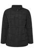 Yours Curve Black Boxy Quilted Coat - 16 Image 5