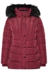 Yours Curve Red Short Puffer Coat - 26-28 Image 5