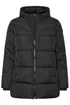 Yours Curve Black Short Padded Coat - 18 Image 5