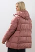 Yours Curve Pink Short Padded Coat - 18 Image 4