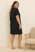 Yours 2 Pack Curve Black 'Coffee Club' Sleep Tee Nightdresses - Size 22-24 Image 4