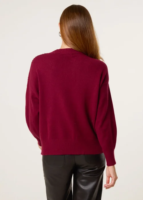 Blue Vanilla Red Diamante Jumper - Small/Medium Image 4