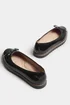 Yours Black Patent Ballet Pumps In Wide E Fit & Extra Wide EEE Fit - 7 Extra Wide Image 4