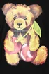 Yours Limited Curve Black Teddy Cherry Print T-Shirt - Size 18 Clothing Image 4