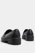 Yours Black Metal Trim Detail Loafers In Wide E & Extra Wide EEE Fit - 9 Extra Wide Image 4