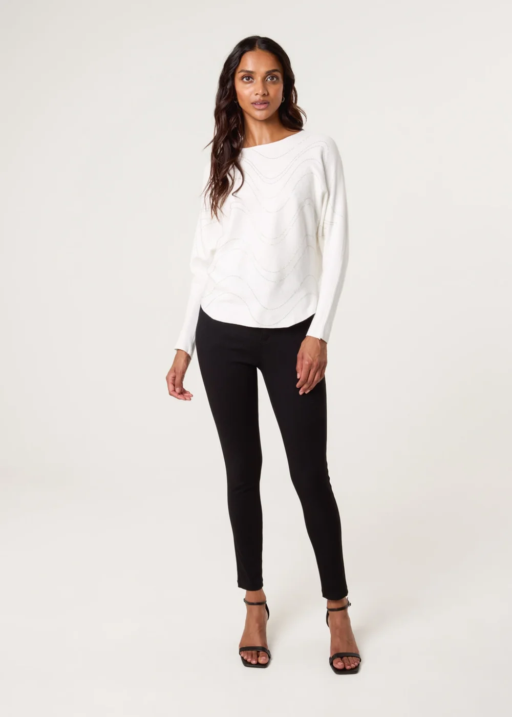 Blue Vanilla Ivory Rhinestone Jumper - Medium/Large Image 2