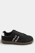 Yours Black Retro Leopard Stripe Trainers In Extra Wide EEE Fit - 5 Extra Wide Image 3