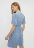 Blue Polka Dot Tea Dress - 8 Image 2