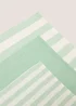 3 Pack Green Striped Tea Towels Image 2