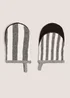 Brown Striped Mini Mitts Image 1