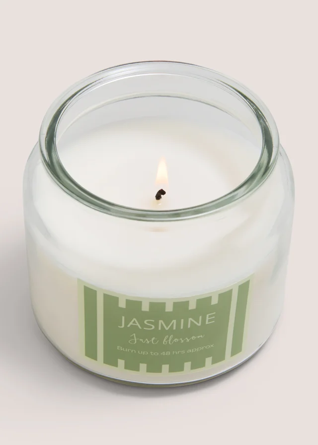 Jasmine Stripe Candle Jar