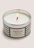 Vanilla Stripe Tin Candle Image 2