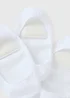 3 Pack White Cushioned Footsie Socks - Sizes 3-5 .5 Image 2