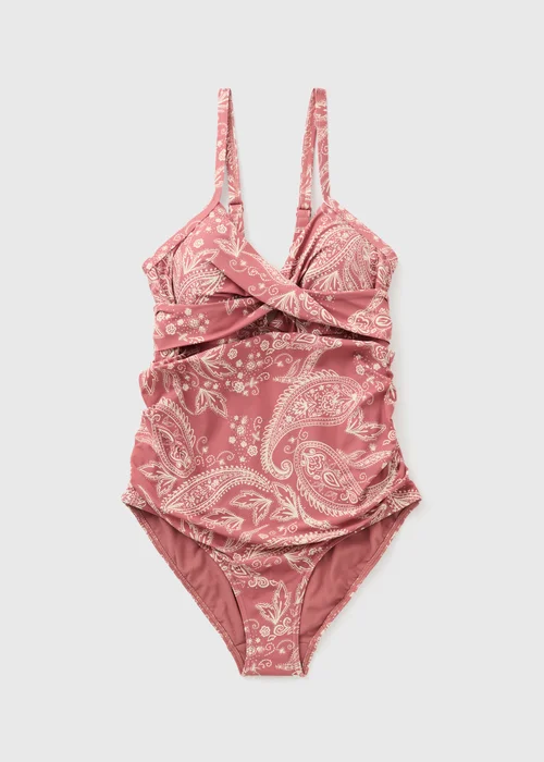 Rose Paisley Shapewear Swimsuit - 28 Image 3