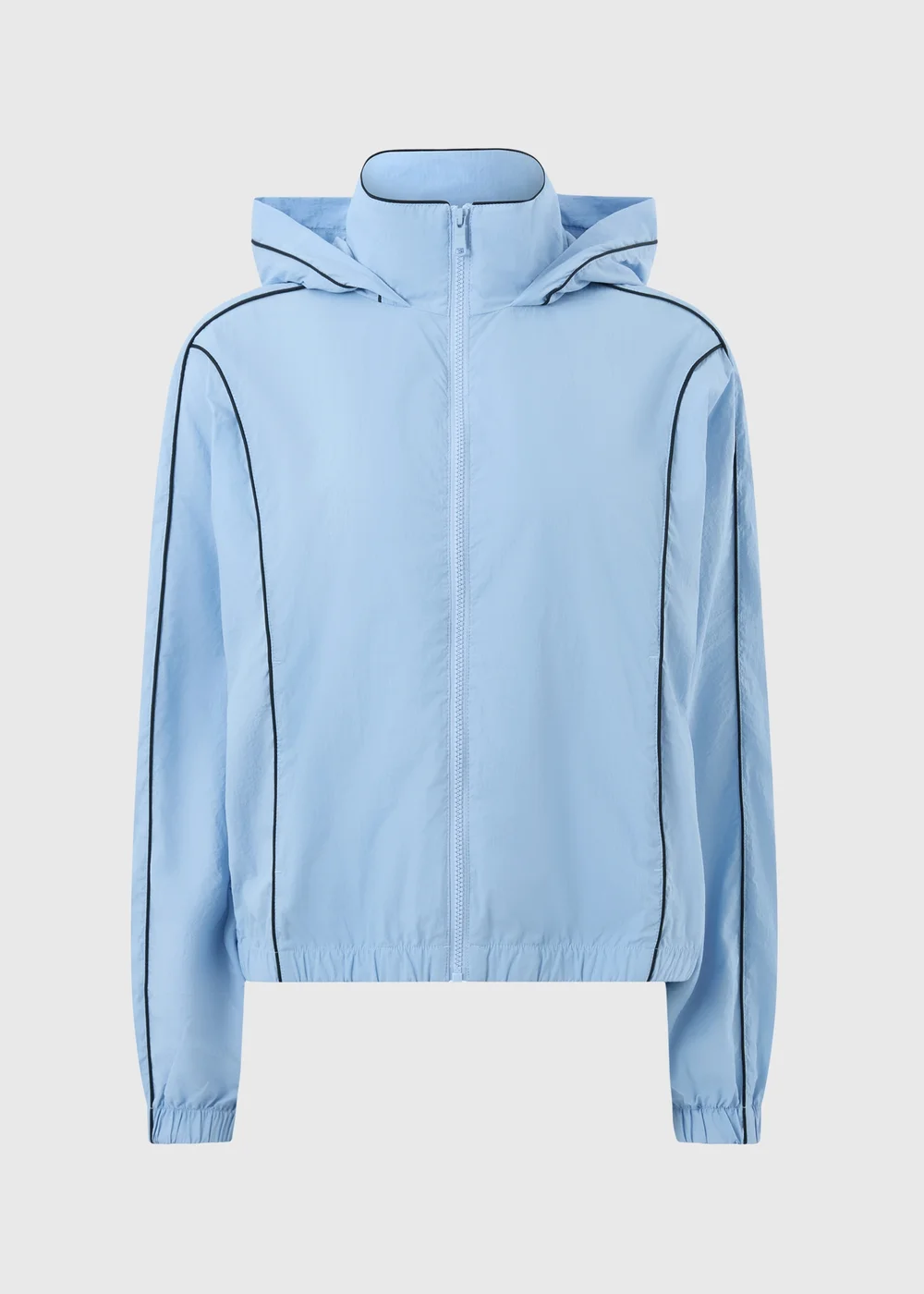 Souluxe Light Blue Funnel Neck Running Co Ord Jacket - S Image 3
