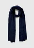 Navy Spot Scarf - One Size Image 1