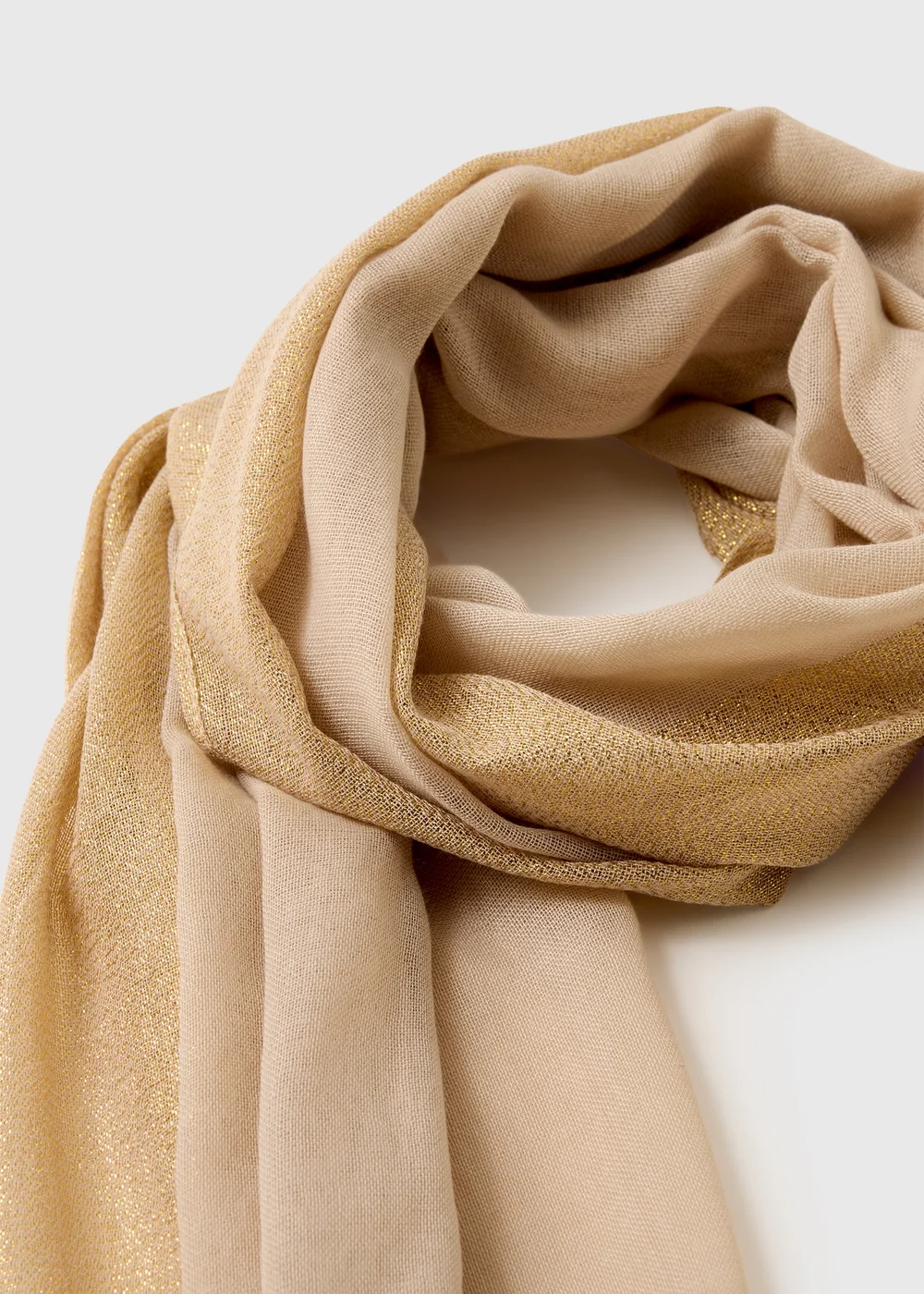 Stone Two Tone Scarf - One Size Image 2