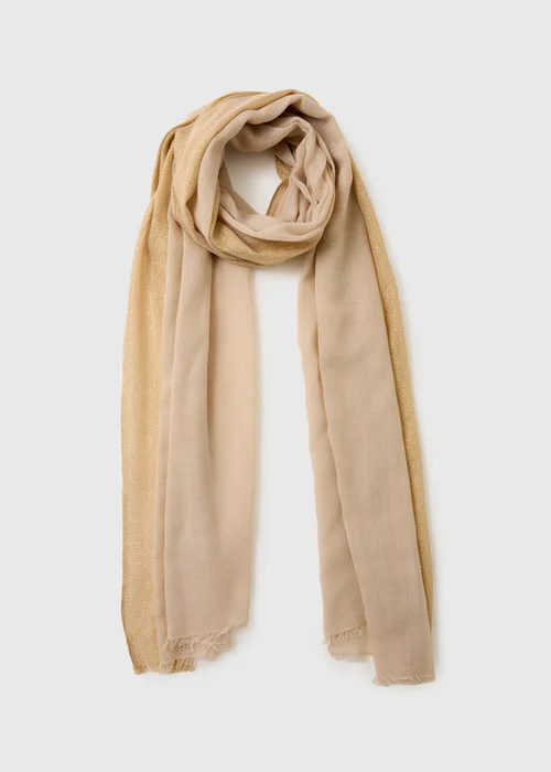 Stone Two Tone Scarf - One Size Image 1