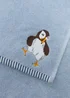 Blue Puffin Hand Towel - Hand Towel Image 2