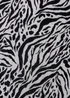 Black Zebra Jacquard Beach Towel Image 2