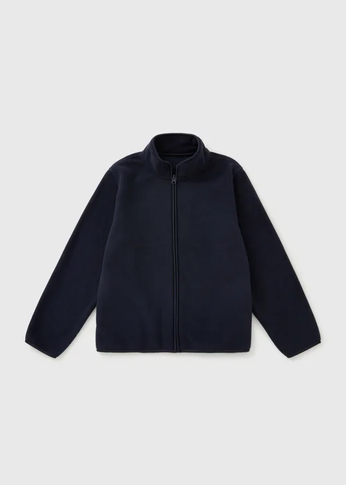 Kids Navy Zip Fleece (3-13yrs) - 4 Yrs Image 1