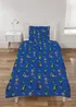 Minecraft Blue & Green Bed Set - Single Image 2