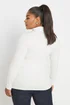 Yours Curve White Long Sleeve Turtle Neck Top - Size 16 Clothing Image 3