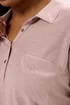 Yours Curve Pink Cotton Placket Shirt - Size 22-24 Image 4