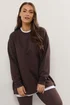 Yours Curve Chocolate Brown 2-In-1 Jumper - Size 14 Clothing Image 1
