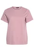 Yours Curve Pink Embellished T-Shirt - Size 14 Clothing Image 5