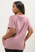 Yours Curve Pink Embellished T-Shirt - Size 14 Clothing Image 3