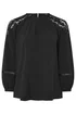 Yours Curve Black Lace Insert Blouse - Size 16 Clothing Image 5