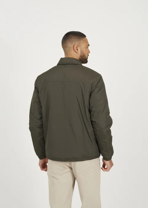 Brave Soul Khaki Padded Coach Jacket - M Image 2