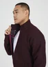 Brave Soul Burgundy Funnel Neck Jumper with Fleece Lining - 3XL Image 3