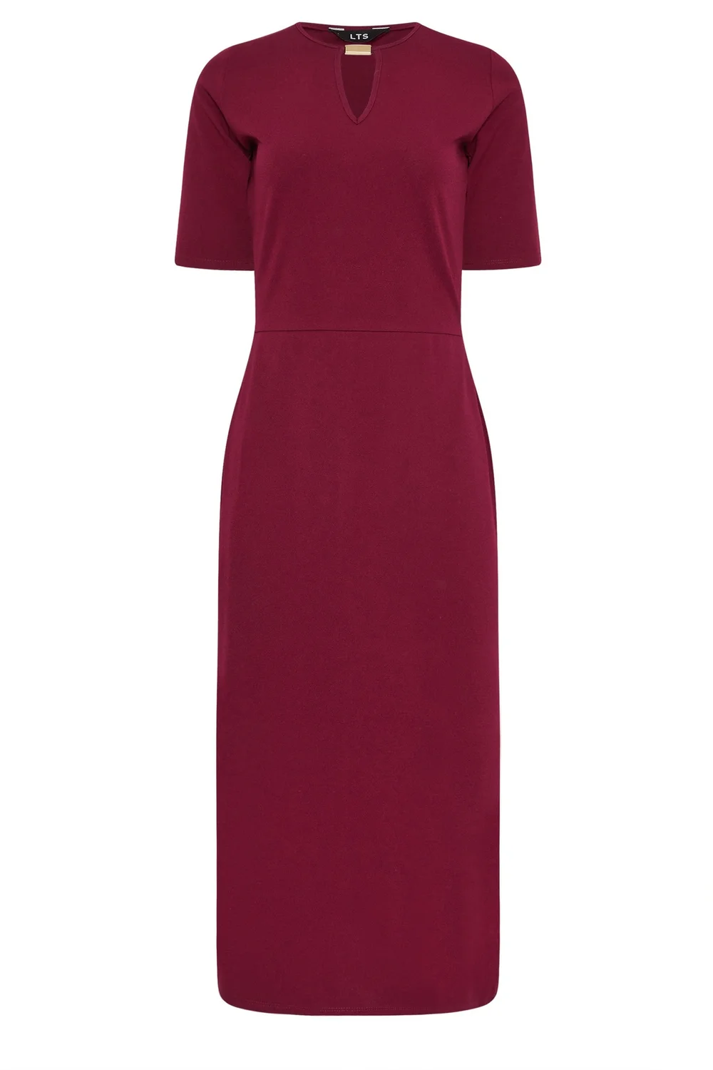 Long Tall Sally Red Keyhole Midi Dress - 20 Image 5